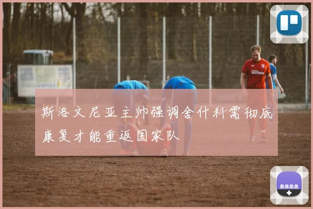 斯洛文尼亚主帅强调舍什科需彻底康复才能重返国家队